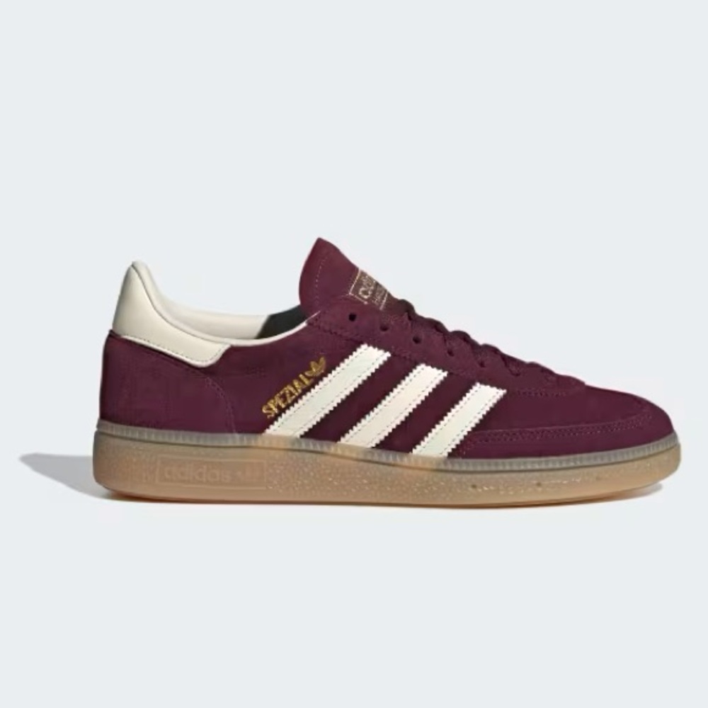🍒 Adidas Handball Spezial Burgundy Suede Sneakers 9 🍒